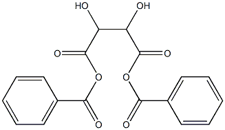 Dibenzoyl L-tartaric acid Struktur