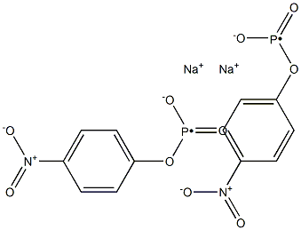 4-nitrophenylphosphoryl disodium salt Struktur