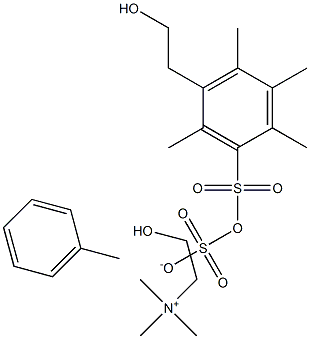 Choline p-toluenesulfonate [(2-hydroxyethyl)trimethyl-p-toluenesulfonate] Struktur