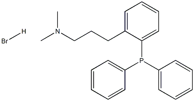 3-dimethylaminopropyltriphenylphosphorus hydrobromide Struktur