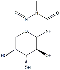 3-arabinopyranosyl-1-methyl-1-nitrosourea Struktur