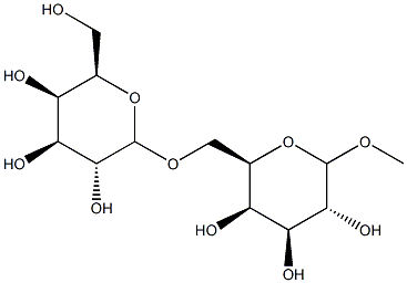 methyl 6-O-D-galactopyranosyl-D-galactopyranoside Struktur