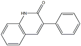 3-phenyl-2-quinolone Struktur