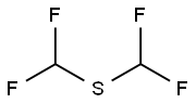 BIS(DIFLUOROMETHYL)THIOETHER Struktur