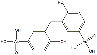 BIS(2-HYDROXY-5-ARSONOPHENYL)METHANE Struktur