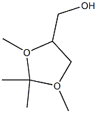 2,2-DIMETHYL-1,3-DIMETHYL-1,3-DIOXOLANE-4-METHANOL Struktur