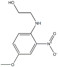 2-NITRO-N-HYDROXYETHYL-PARA-ANISIDINE Struktur