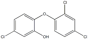 2'-HYDROXY-2,4,4'-TRICHLORODIPHENYLETHER Struktur