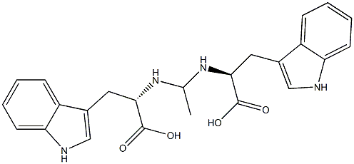 ETHYLIDENEBIS(L-TRYPTOPHAN) Struktur