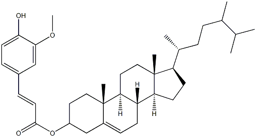 24-METHYLCHOLESTEROLFERULATE Struktur