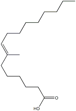 7-METHYL-7-HEXADECENOICACID Struktur