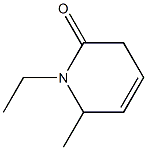 N-ETHYL-6-METHYL-3,6-DIHYDRO-2-PYRIDONE Struktur