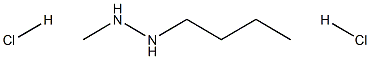 1-METHYL-2-BUTYLHYDRAZINEDIHYDROCHLORIDE Struktur