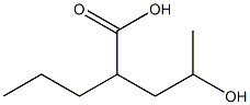 PENTANOICACID,2-PROPYL-4-HYDROXY- Struktur