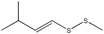 METHYL3-METHYL-1-BUTENYLDISULPHIDE Struktur