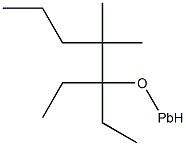 TRIETHYLNEOPENTOXYLEAD Struktur