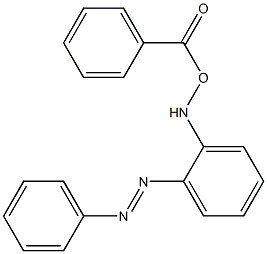 BENZOYLOXYAMINOAZOBENZENE Struktur