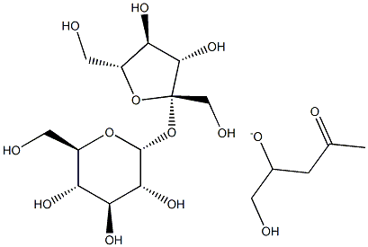 SUCROSEACETOGLYCERIDE Struktur