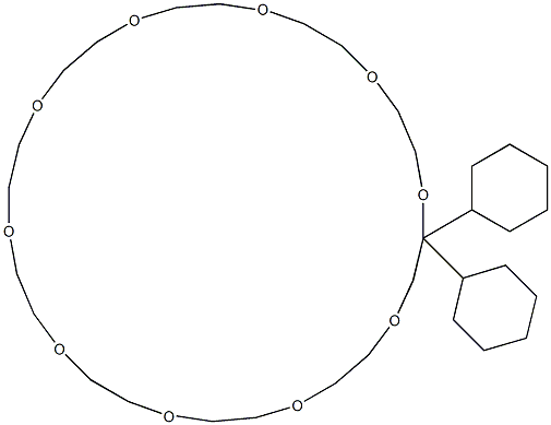 DICYCLOHEXYL30-CROWN-10ETHER Struktur