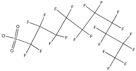 PERFLUORODECANESULFONATE Struktur