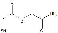 N-MERCAPTOACETYLGLYCINAMIDE Struktur