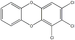 TRICHLORODIBENZO-PARA-DIOXIN Struktur