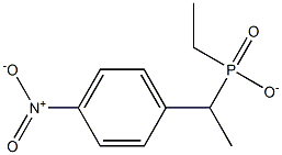 4-NITROPHENYLDIETHYLPHOSPHINATE Struktur