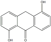 1,5-DIHYDROXYANTHRONE Struktur