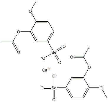 CALCIUM3-ACETOXY-4-METHOXYBENZOLSELENONATE Struktur