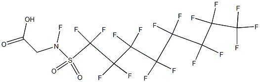 PERFLUOROOCTANE-SULFONAMIDOACETATE Struktur