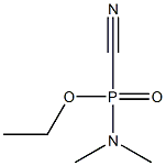 O-ETHYL-N-DIMETHYL-PHOSPHORAMIDOCYANIDATE Struktur