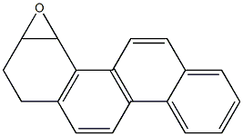 CHRYSENE,3,4-EPOXY-1,2,3,4-TETRAHYDRO- Struktur