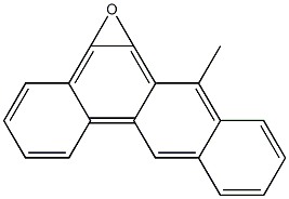 7-METHYLBENZ(A)ANTHRACENE-5,6-OXIDE Struktur