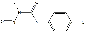 1-METHYL-1-NITROSO-3-(PARA-CHLOROPHENYL)UREA Struktur