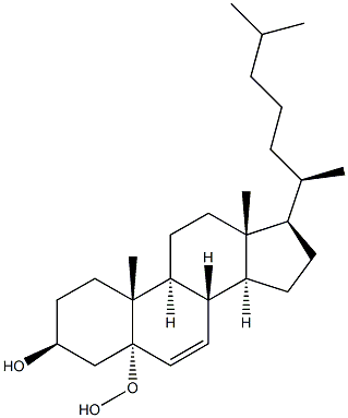 3BETA-HYDROXY-5A-CHOLEST-6-EN-5-HYDROPEROXIDE Struktur