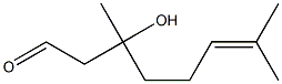 HYDROXYDIHYDROCITRONELLAL Struktur