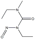 NITROSODIETHYLMETHYLUREA Struktur