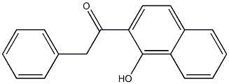 2-PHENYLACETYL-1-NAPHTHOL Struktur