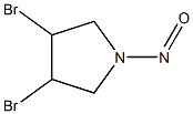 PYRROLIDINE,3,4-DIBROMO-1-NITROSO- Struktur