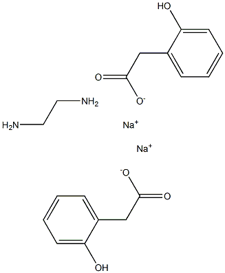 DISODIUMETHYLENEDIAMINEDI(2-HYDROXYPHENYLACETATE) Struktur