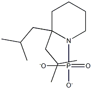 DIISOBUTYLPIPERIDINOPHOSPHONATE Struktur