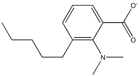 AMYLDIMETHYLAMINOBENZOATE Struktur