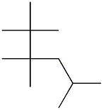 2,2,3,3,5-pentamethylhexane Struktur