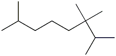 2,3,3,7-tetramethyloctane Struktur