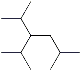 2,5-dimethyl-3-isopropylhexane Struktur