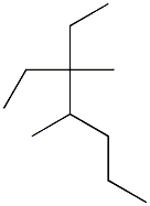 3,4-dimethyl-3-ethylheptane Struktur