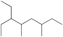 3,5-dimethyl-6-ethyloctane Struktur