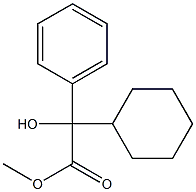 CYCLOHEXYLMANDELIC ACID METHY ESTER Struktur