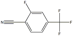 2-FLUORO-4-(TRIFLUOROMETHY)BENZONITRILE Struktur