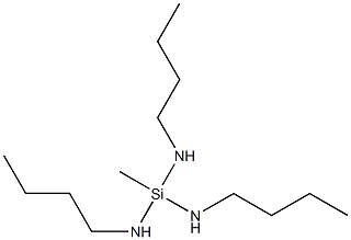 TRIS-(N-BUTYLAMINO)-METHYLSILANE Struktur